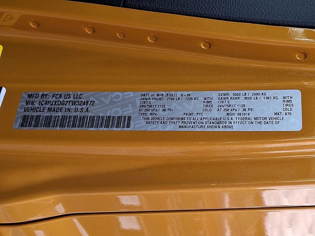 2026 Jeep Wrangler WRANGLER 4-DOOR SPORT S