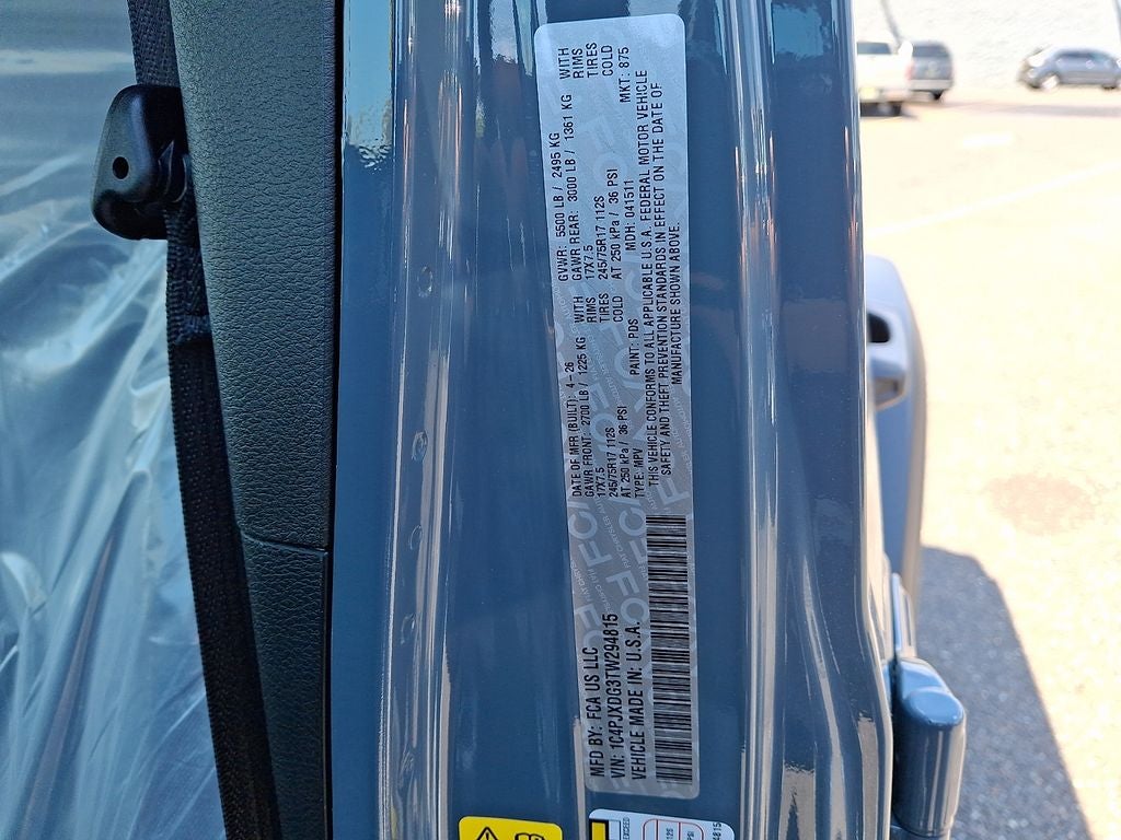 2026 Jeep Wrangler WRANGLER 4-DOOR SPORT S
