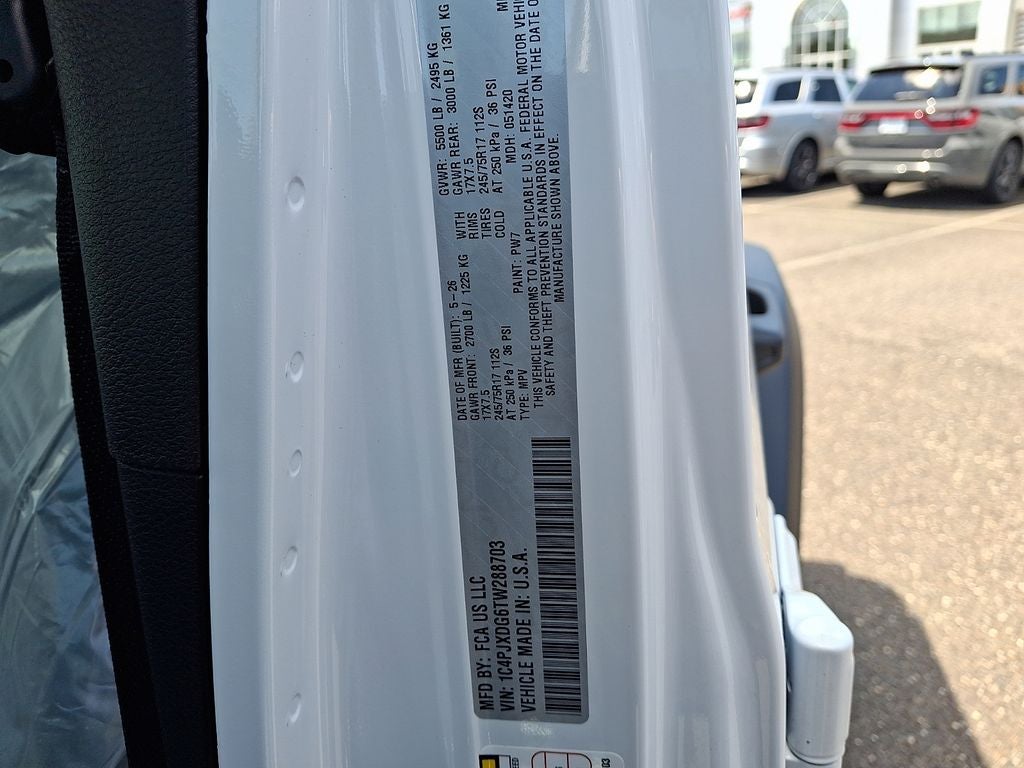 2026 Jeep Wrangler WRANGLER 4-DOOR SPORT S