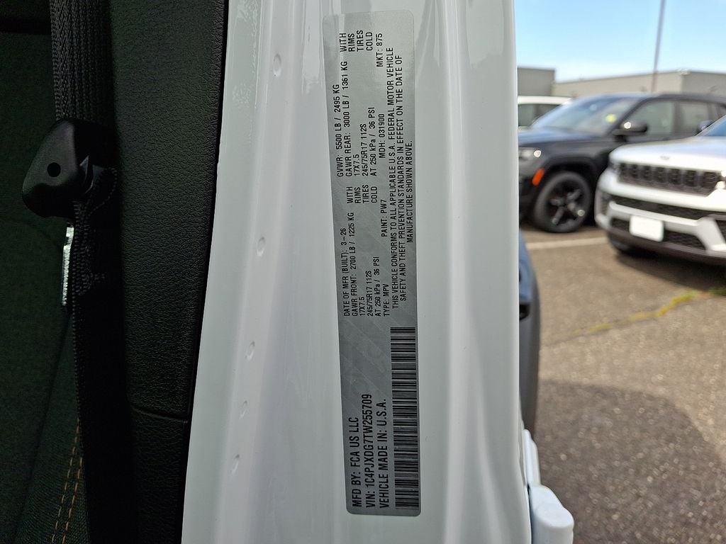 2026 Jeep Wrangler WRANGLER 4-DOOR SPORT S