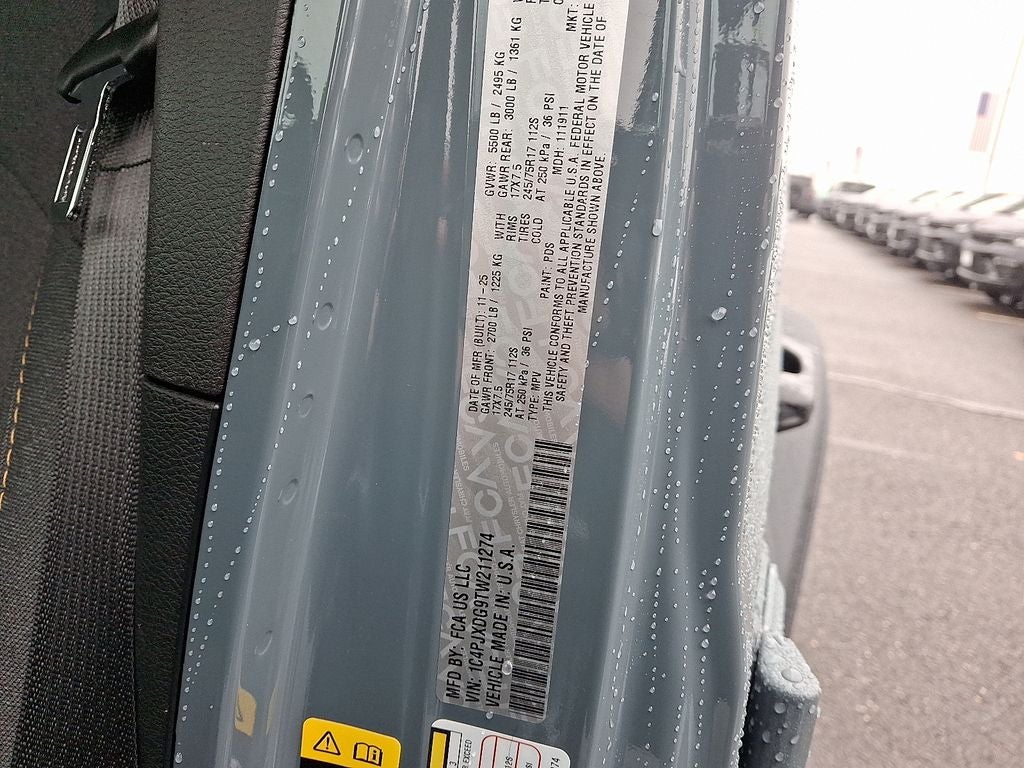 2026 Jeep Wrangler WRANGLER 4-DOOR SPORT S