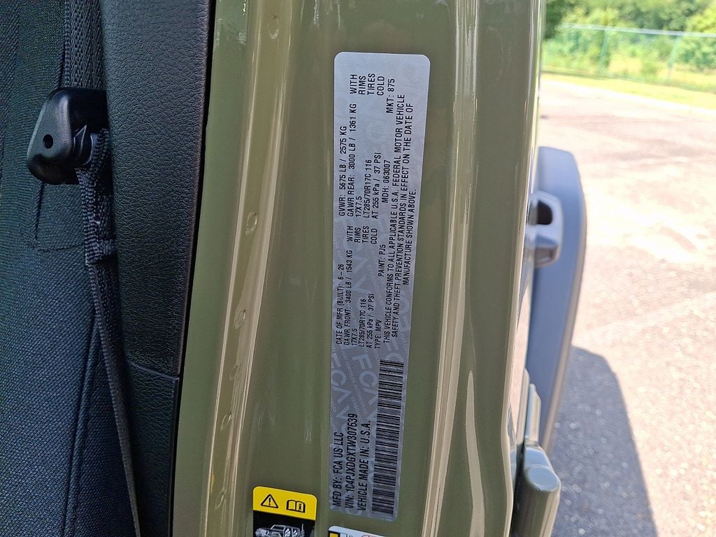 2026 Jeep Wrangler WRANGLER 4-DOOR WILLYS