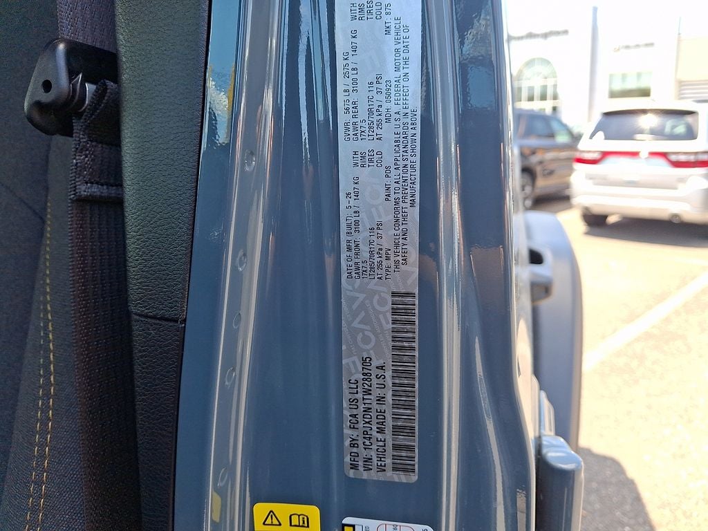 2026 Jeep Wrangler WRANGLER 4-DOOR WILLYS