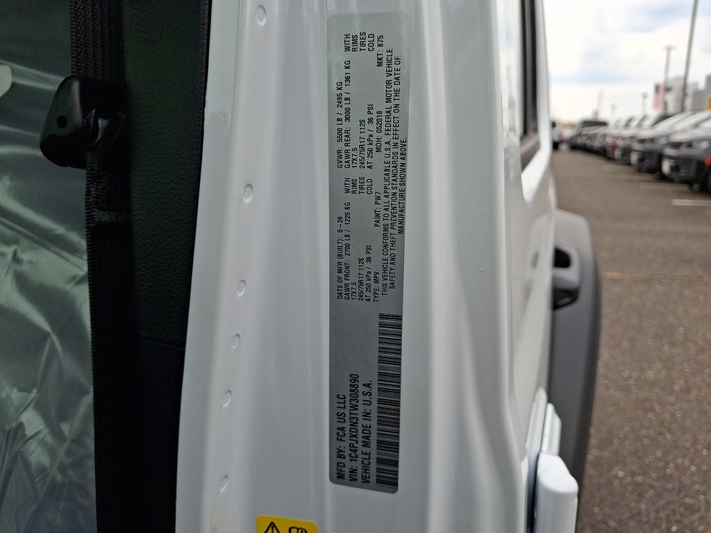 2026 Jeep Wrangler WRANGLER 4-DOOR SPORT S