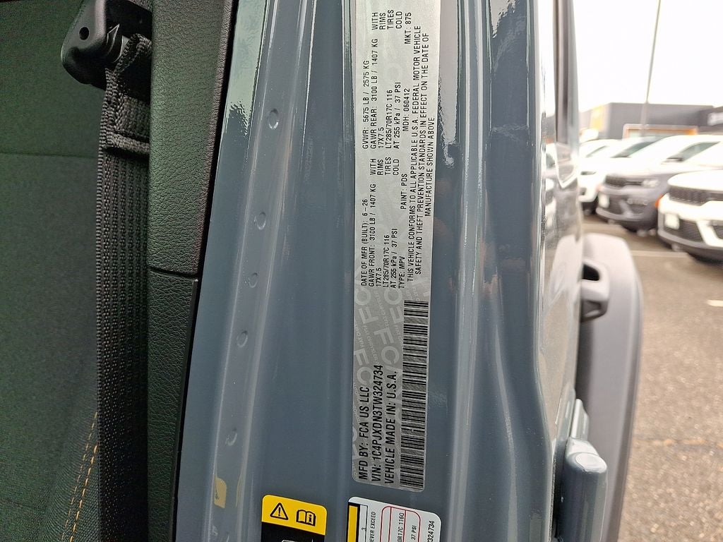 2026 Jeep Wrangler WRANGLER 4-DOOR WILLYS