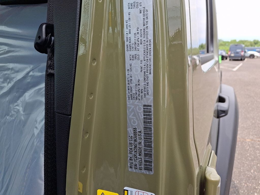 2026 Jeep Wrangler WRANGLER 4-DOOR SPORT S