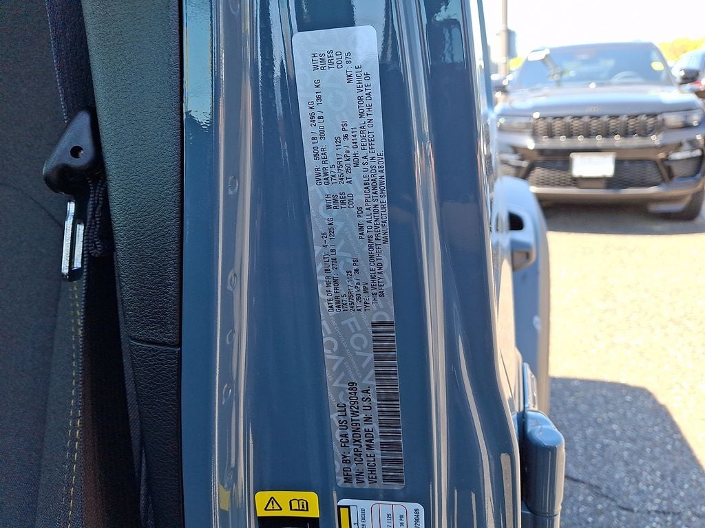 2026 Jeep Wrangler WRANGLER 4-DOOR SPORT S