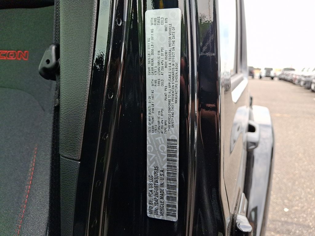 2026 Jeep Wrangler WRANGLER 4-DOOR RUBICON