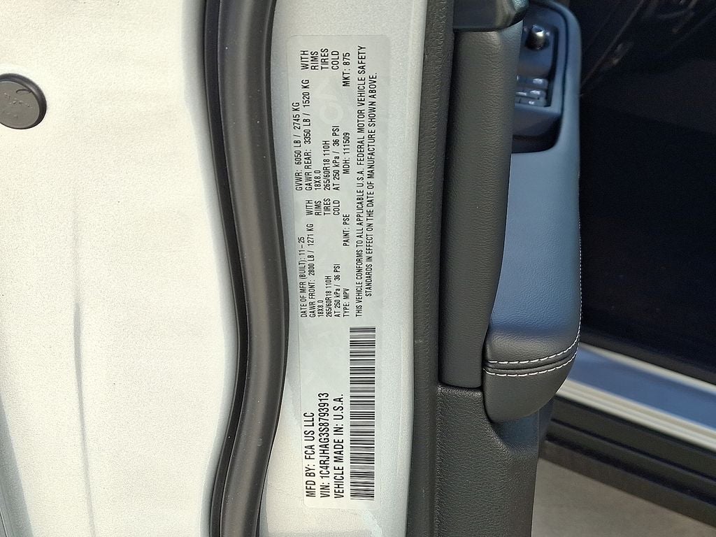 2025 Jeep Grand Cherokee GRAND CHEROKEE ALTITUDE X 4X4