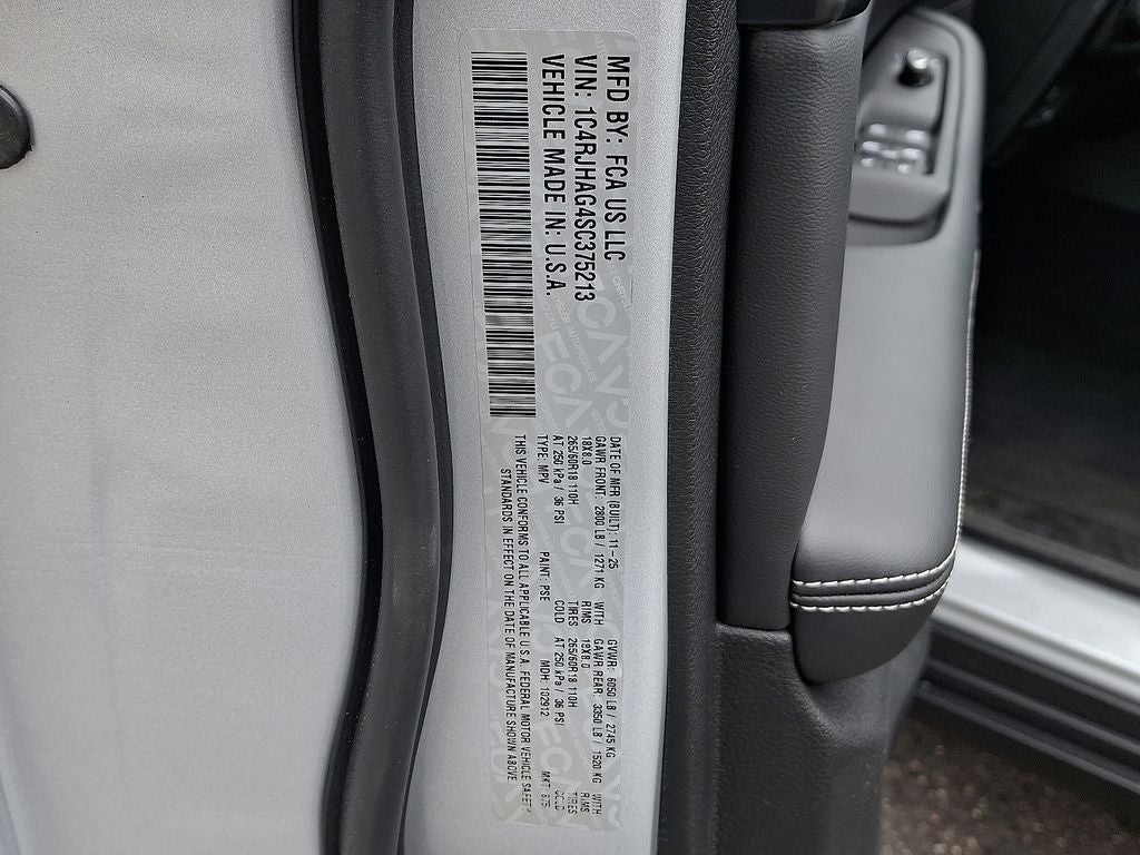 2025 Jeep Grand Cherokee GRAND CHEROKEE ALTITUDE X 4X4