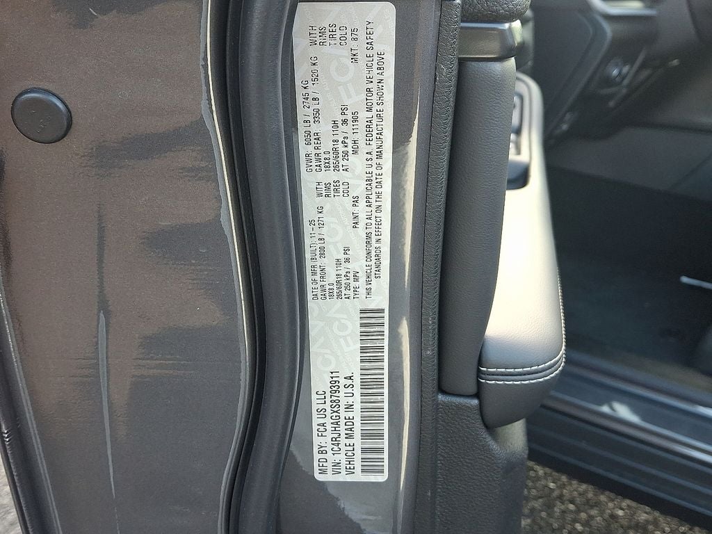 2025 Jeep Grand Cherokee GRAND CHEROKEE ALTITUDE X 4X4