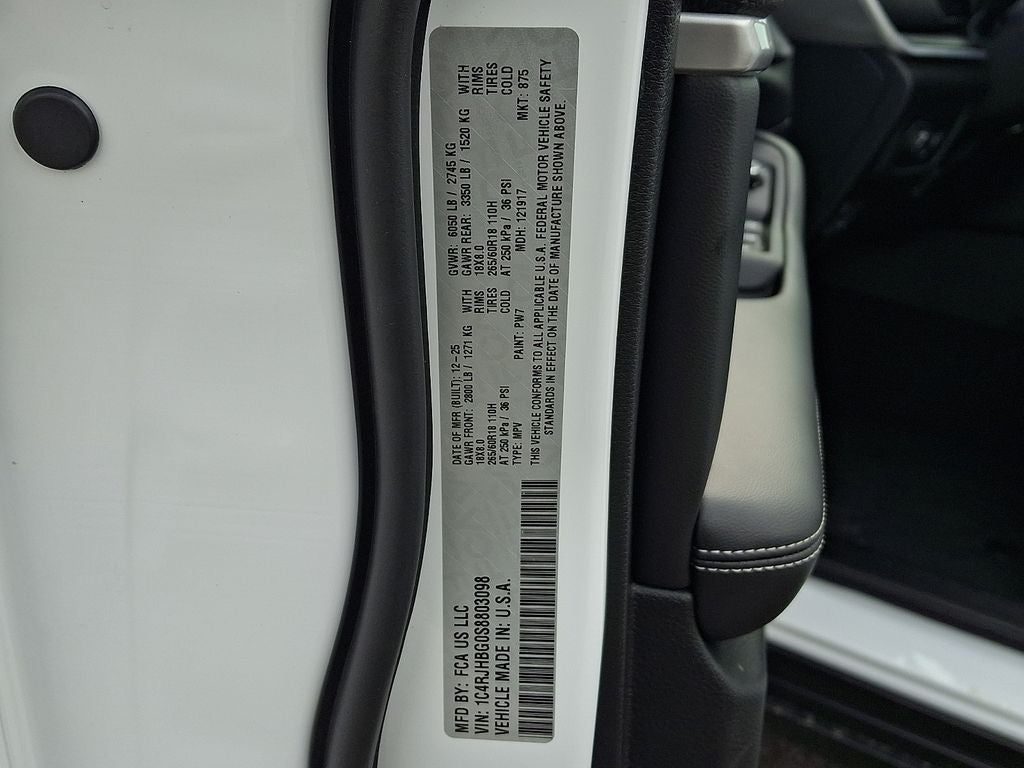 2025 Jeep Grand Cherokee GRAND CHEROKEE LIMITED 4X4