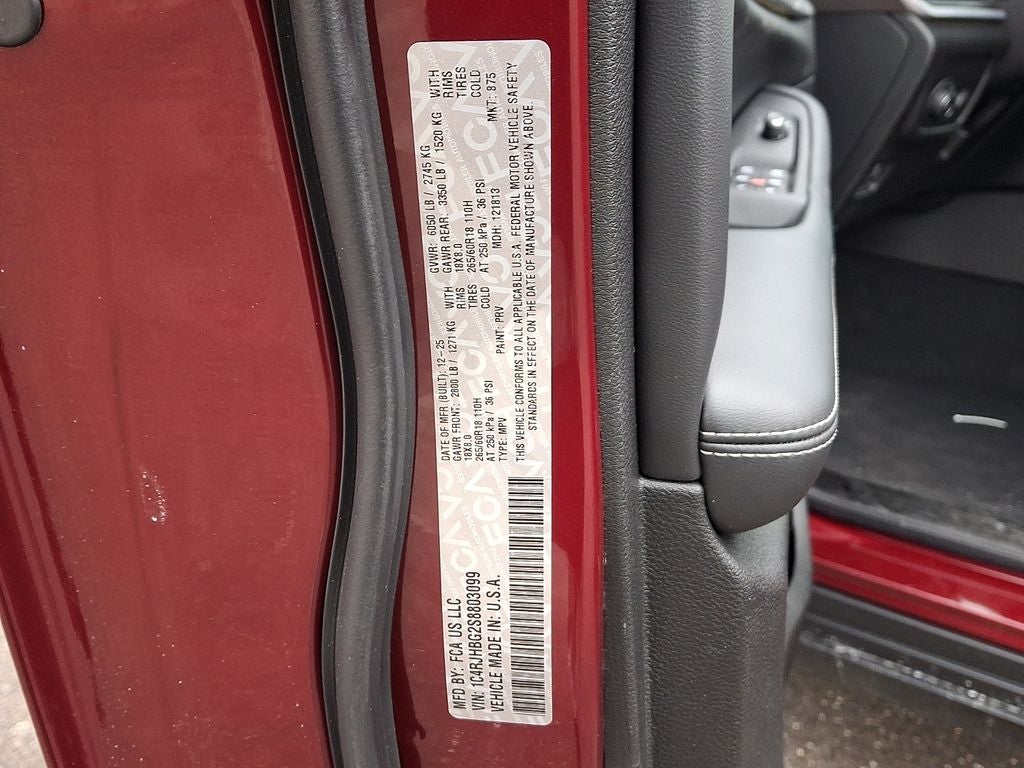 2025 Jeep Grand Cherokee GRAND CHEROKEE LIMITED 4X4