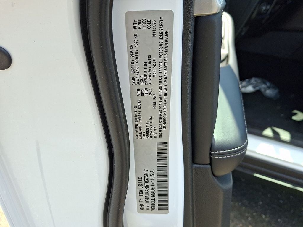 2026 Jeep Grand Cherokee L GRAND CHEROKEE L LAREDO ALTITUDE 4X4