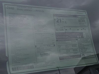 2025 Jeep Grand Cherokee GRAND CHEROKEE L LIMITED 4X4