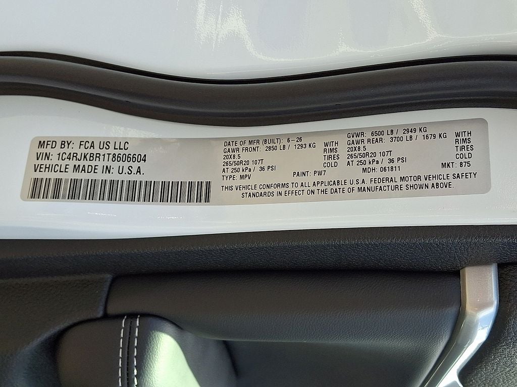 2026 Jeep Grand Cherokee L GRAND CHEROKEE L LIMITED 4X4