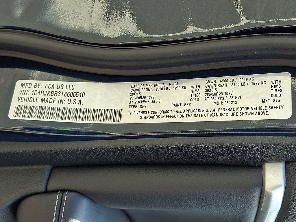2026 Jeep Grand Cherokee L GRAND CHEROKEE L LIMITED 4X4