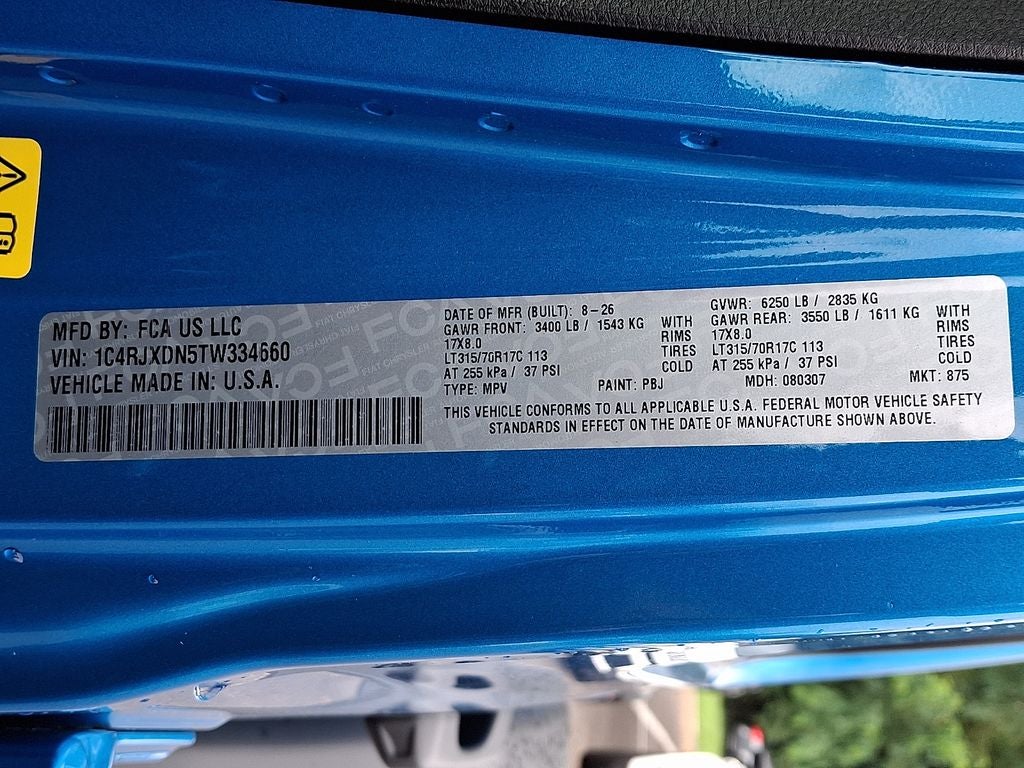 2026 Jeep Wrangler WRANGLER 4-DOOR WILLYS