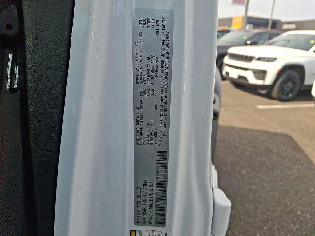 2026 Jeep Gladiator GLADIATOR RUBICON 4X4