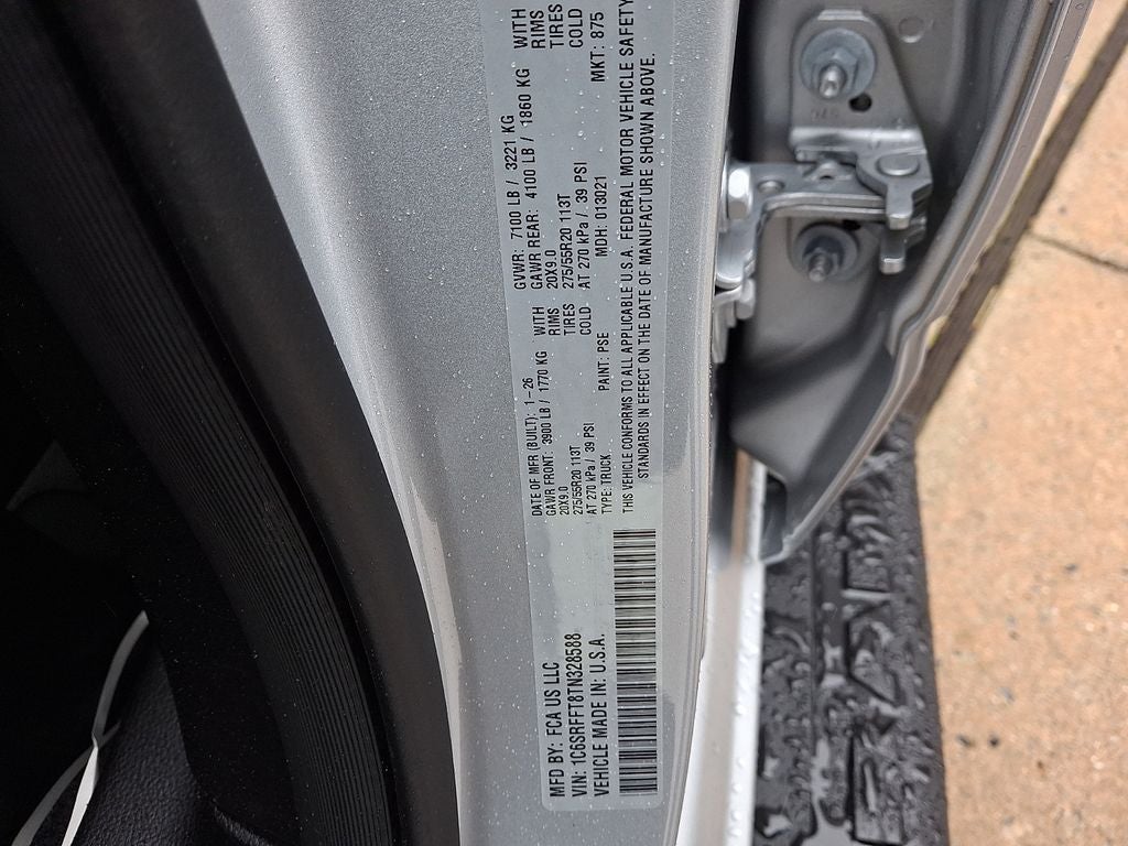 2026 RAM Ram 1500 RAM 1500 BIG HORN CREW CAB 4X4 5'7' BOX