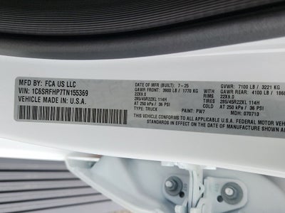 2026 RAM Ram 1500 RAM 1500 LIMITED CREW CAB 4X4 5'7' BOX