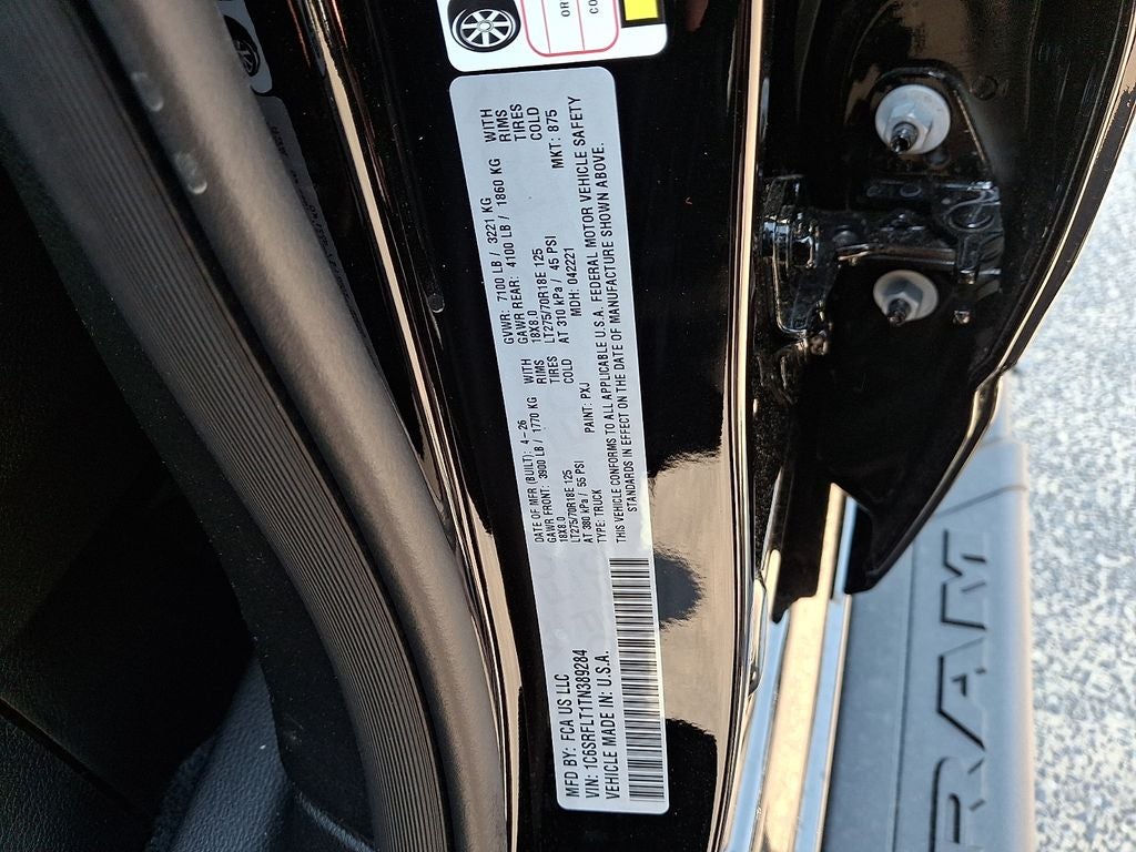 2026 RAM Ram 1500 RAM 1500 REBEL CREW CAB 4X4 5'7' BOX