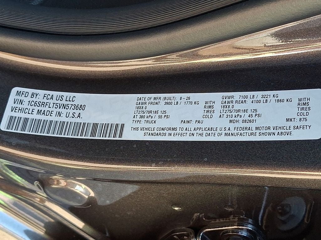 2027 RAM Ram 1500 RAM 1500 REBEL CREW CAB 4X4 5'7' BOX