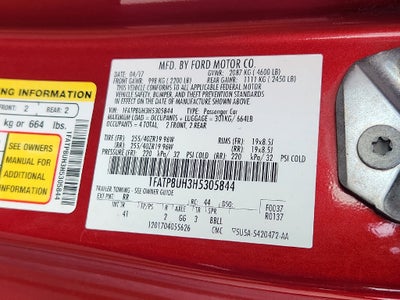 2017 Ford Mustang EcoBoost Premium