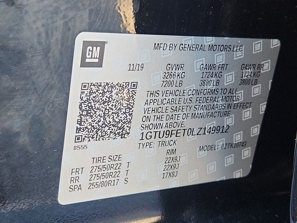 2020 GMC Sierra 1500 4WD Crew Cab Standard Box Denali