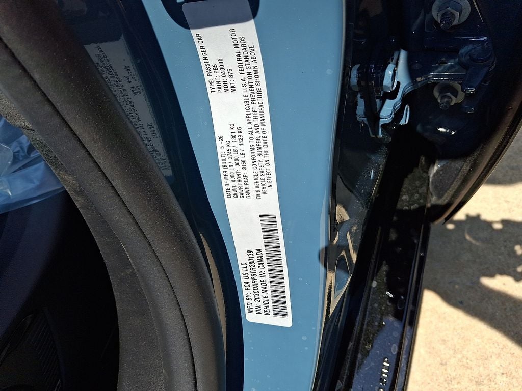 2026 Dodge Charger CHARGER SCAT PACK 4-DOOR AWD
