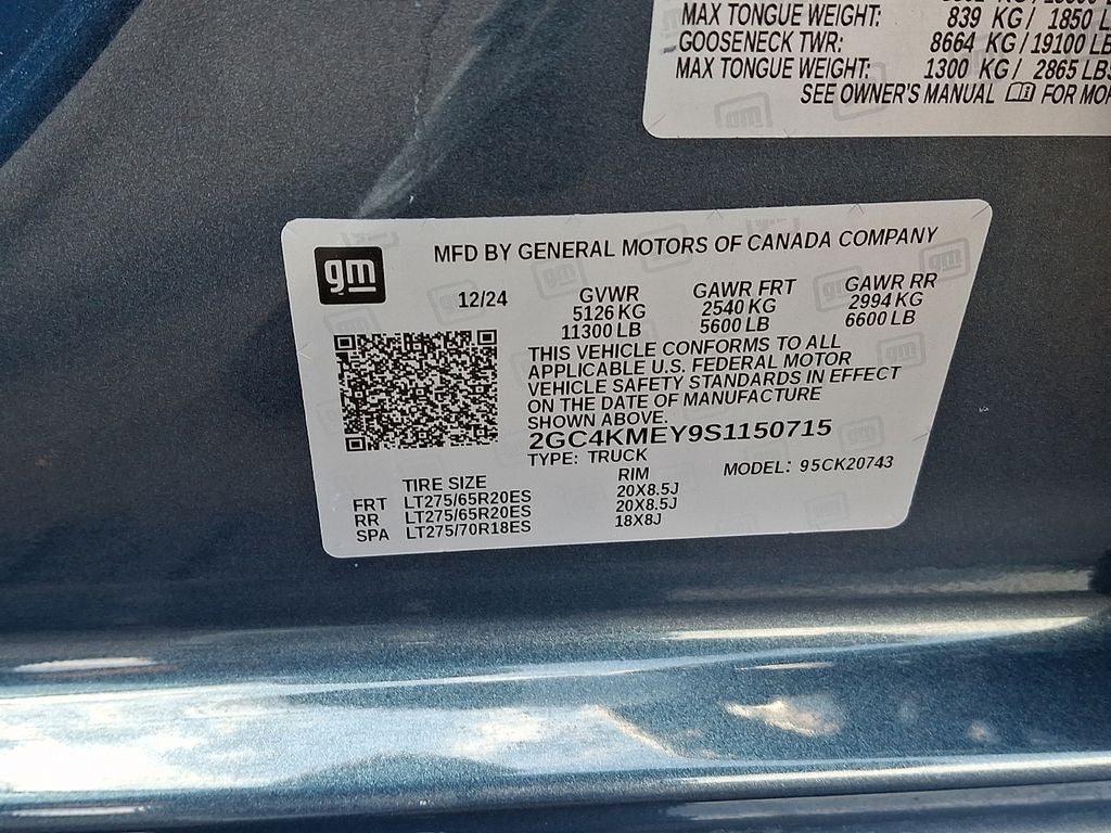 2025 Chevrolet Silverado 2500HD 4WD Crew Cab Standard Bed Custom