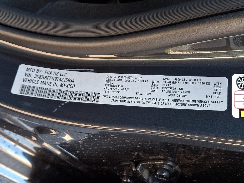 2026 RAM Ram 1500 RAM 1500 BIG HORN CREW CAB 4X4 5'7' BOX