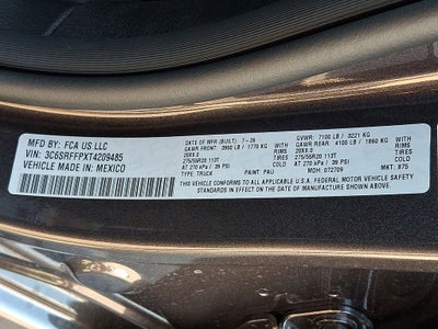 2026 RAM Ram 1500 RAM 1500 BIG HORN CREW CAB 4X4 5'7' BOX