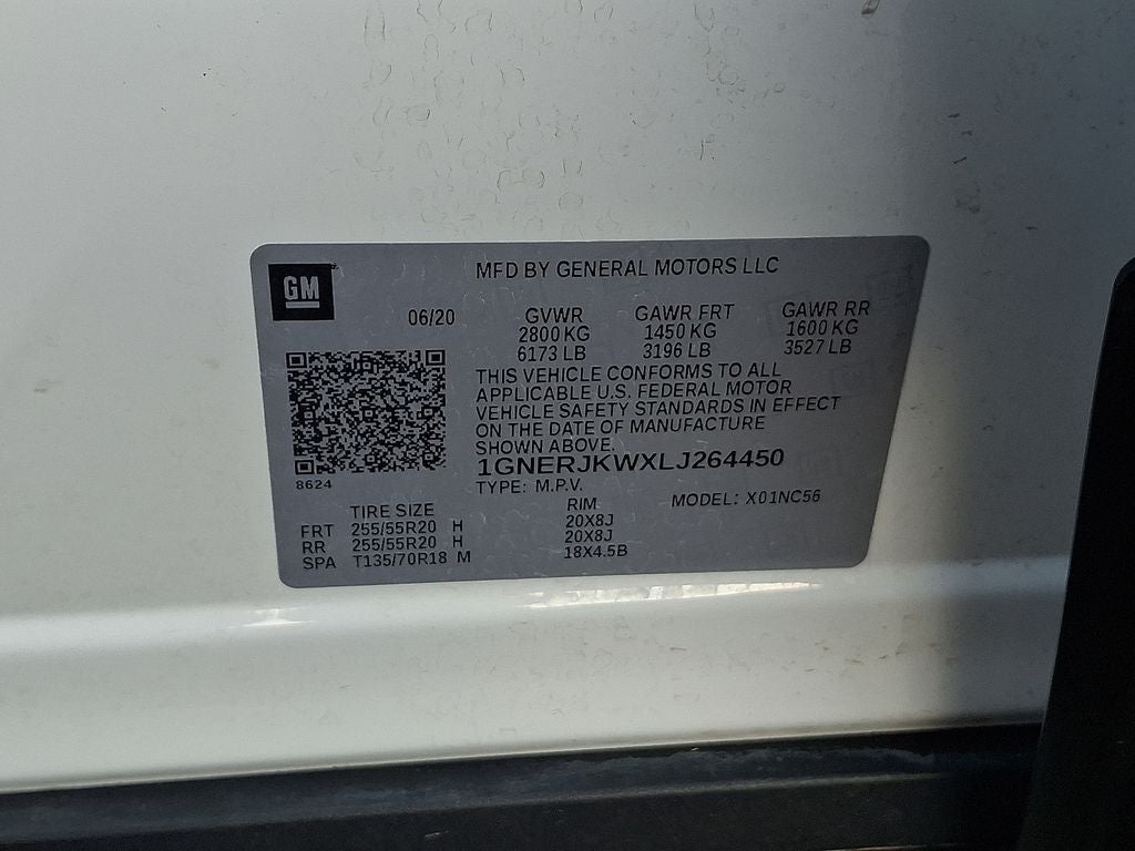 2020 Chevrolet Traverse RS