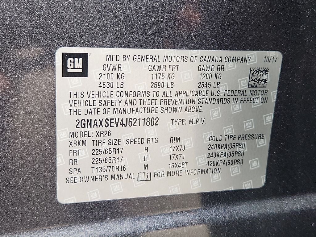 2018 Chevrolet Equinox LT