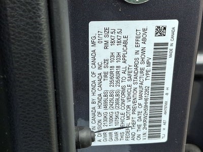 2017 Honda CR-V EX