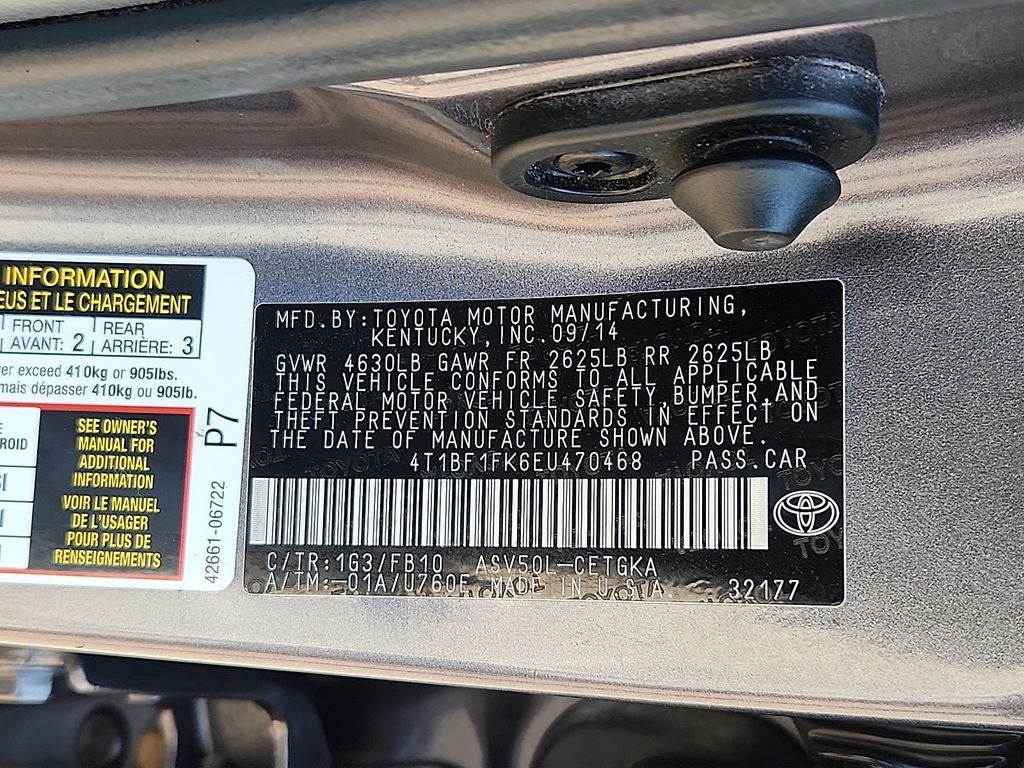 2014 Toyota Camry XLE