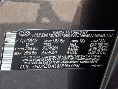 2022 Hyundai Santa Fe Calligraphy