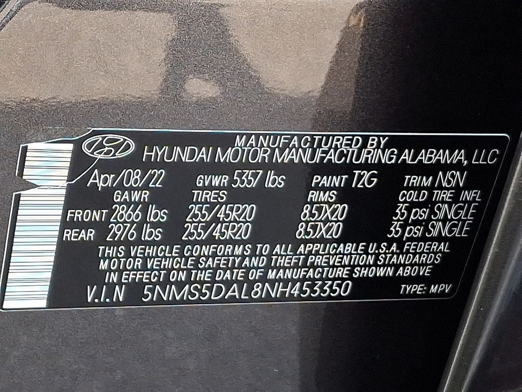 2022 Hyundai Santa Fe Calligraphy