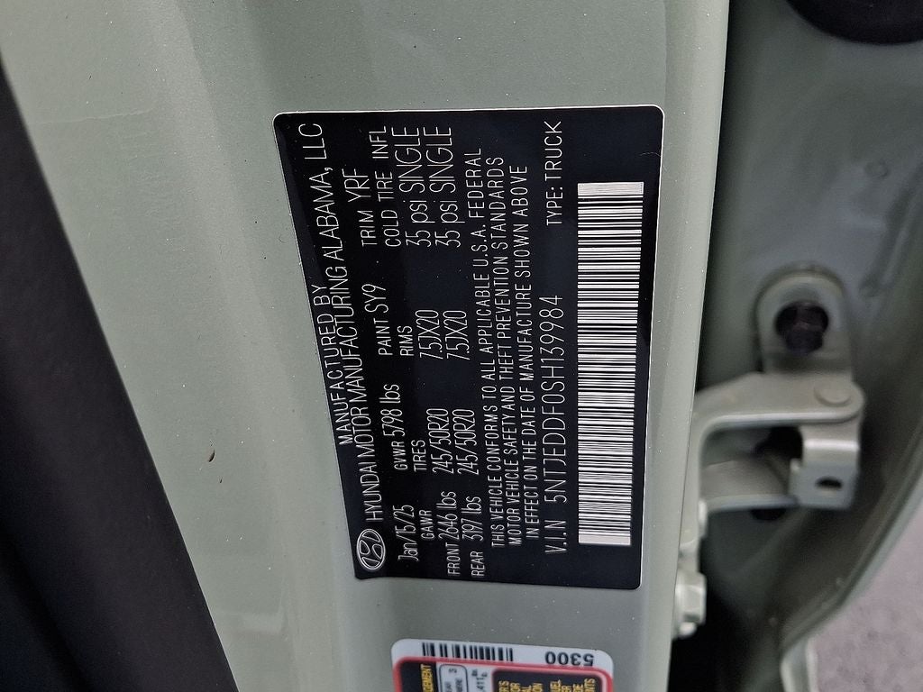 2025 Hyundai Santa Cruz Limited