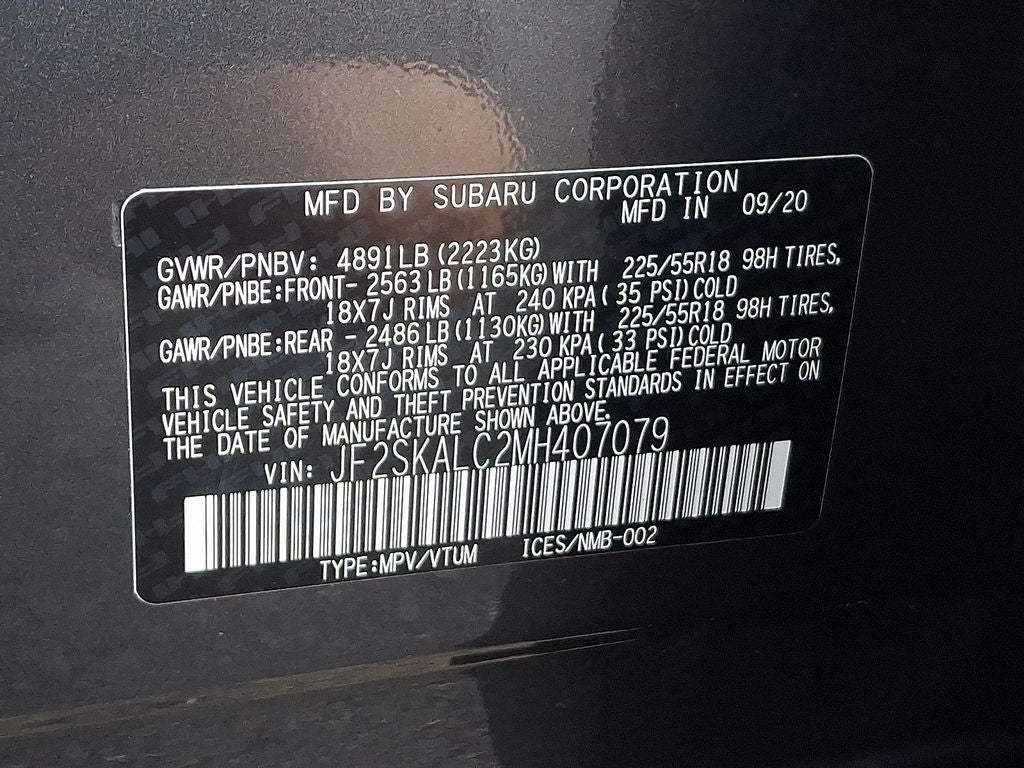 2021 Subaru Forester Sport