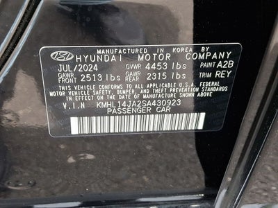 2025 Hyundai Sonata SEL Convenience