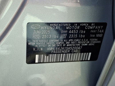 2025 Hyundai Sonata SEL