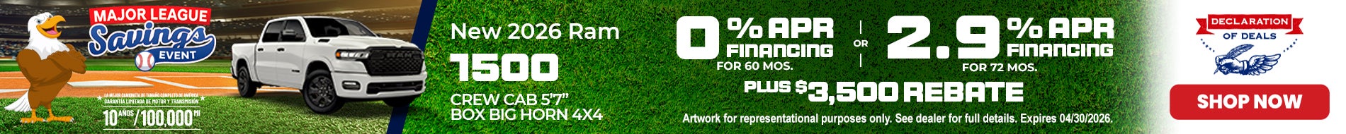 Ram 1500 Financing Deal