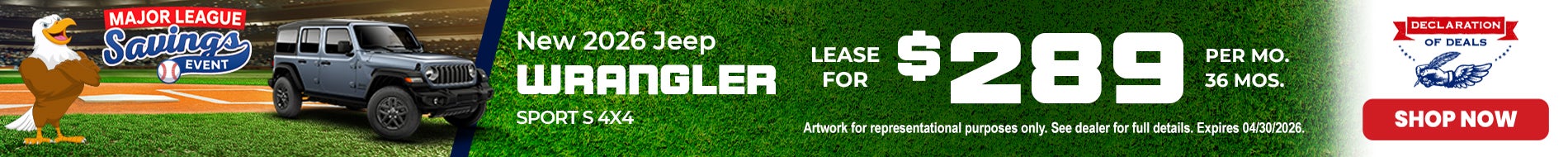 Jeep Wrangler Lease Deal