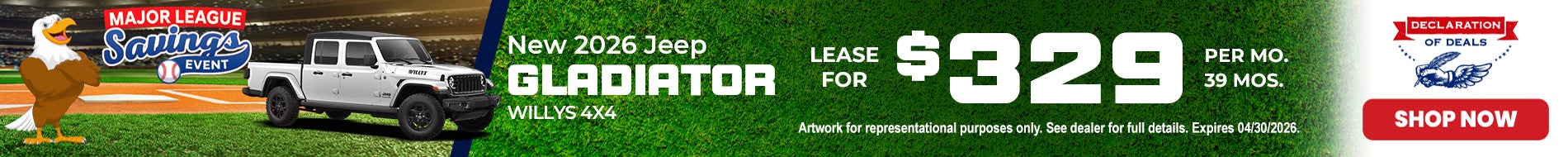 Jeep Gladiator Lease Deal