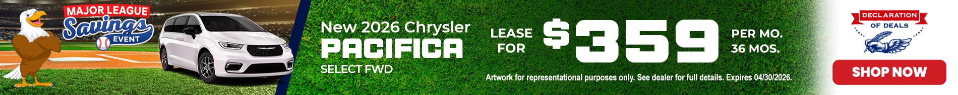 Chrysler Pacifica Lease Deal