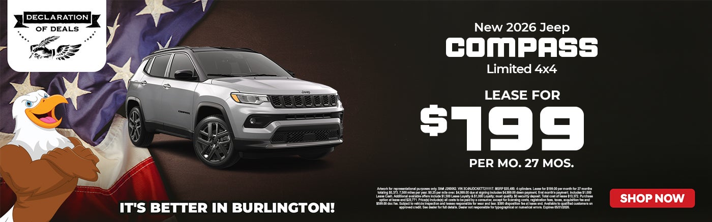 Jeep Compass lease deal