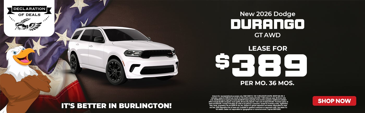 Dodge Durango lease deal