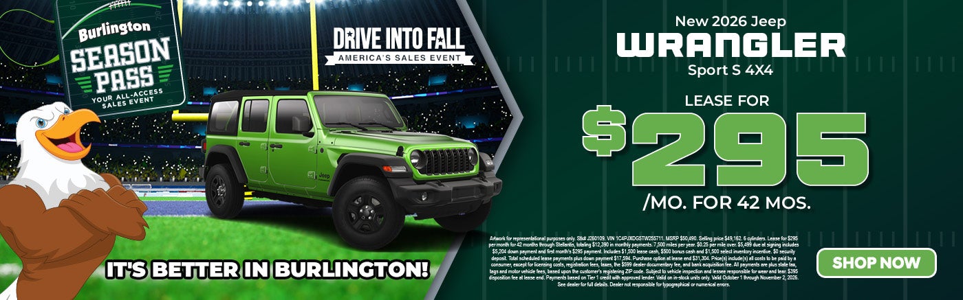 New 2026 Jeep Wrangler Sport S